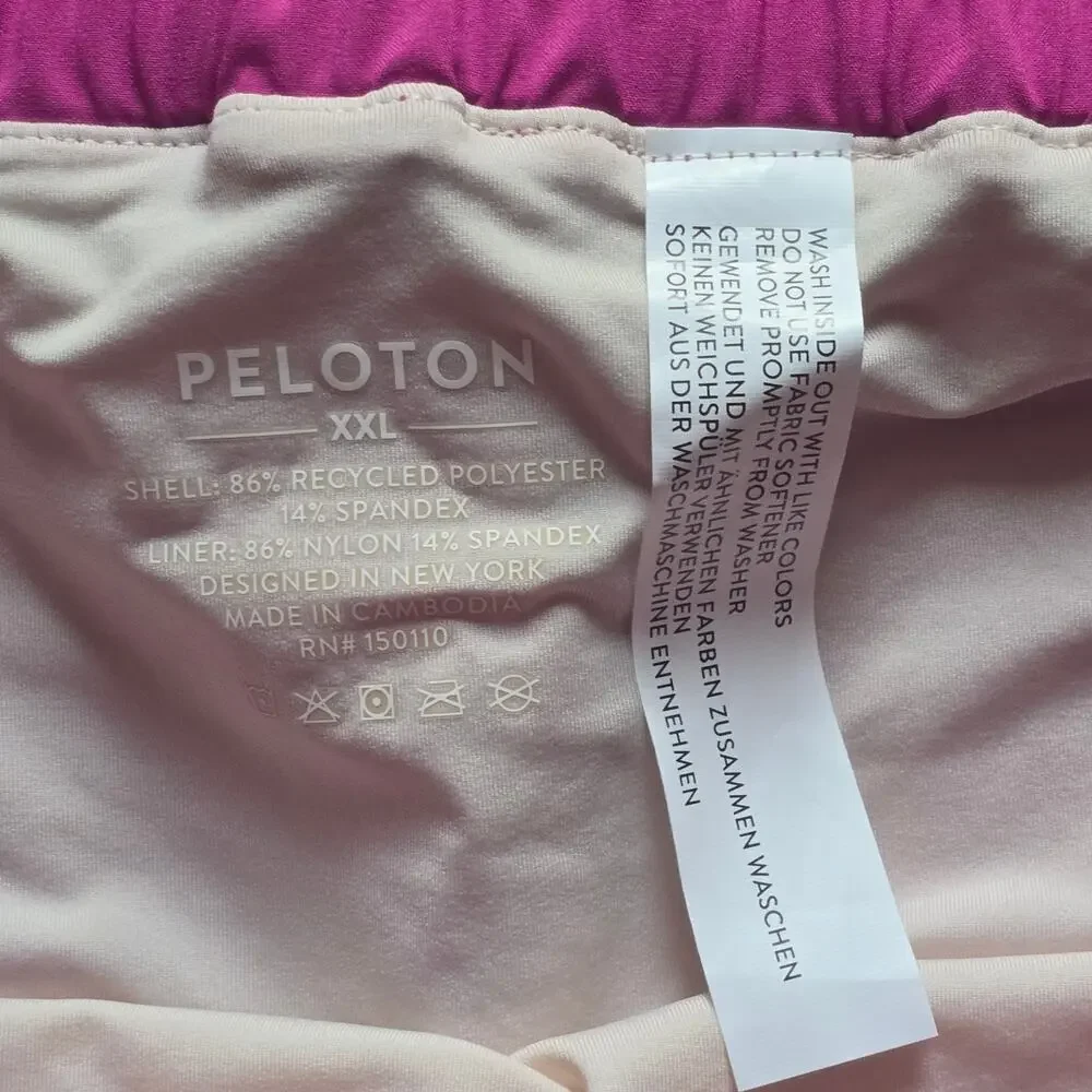 NWT, Peloton Women’s Lined Velocity Shorts, Size XXL